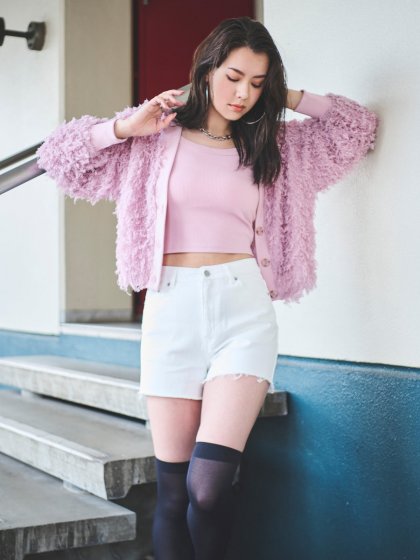 リブパイピングキャミトップス– EGOIST