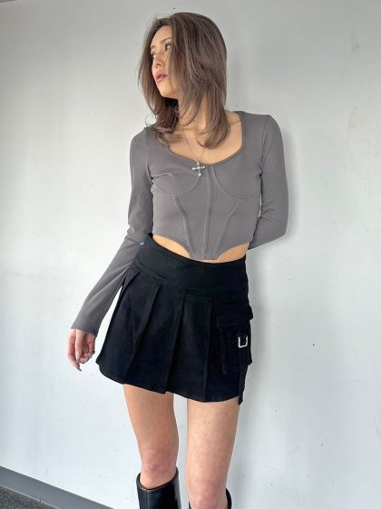 カーゴポケットプリーツスカートⅡ– EGOIST