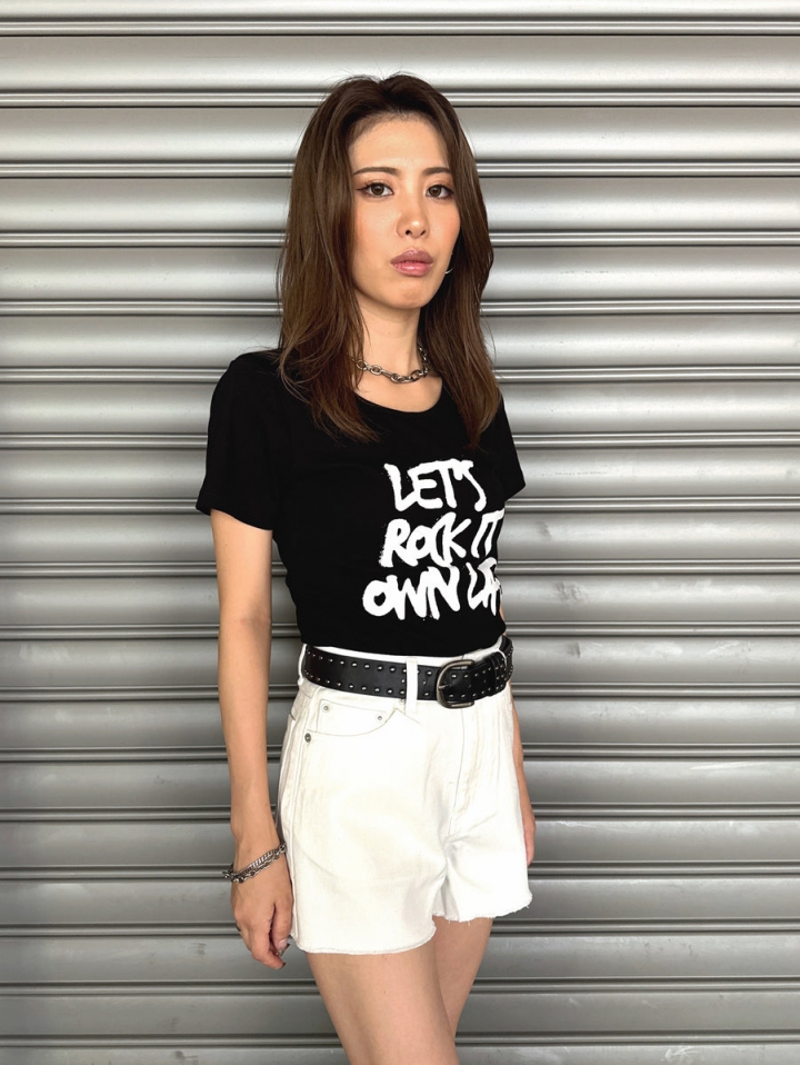 ヘムカットオフショートパンツ