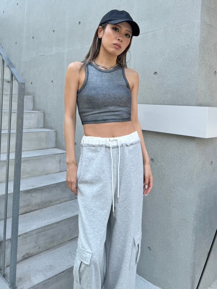 シャイニーショートタンクトップス– EGOIST