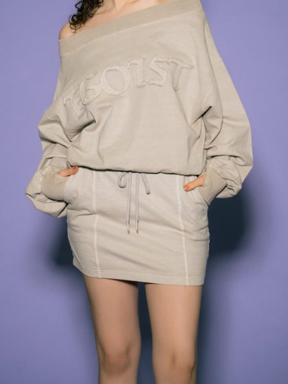 加工裏毛ミニスカート– EGOIST